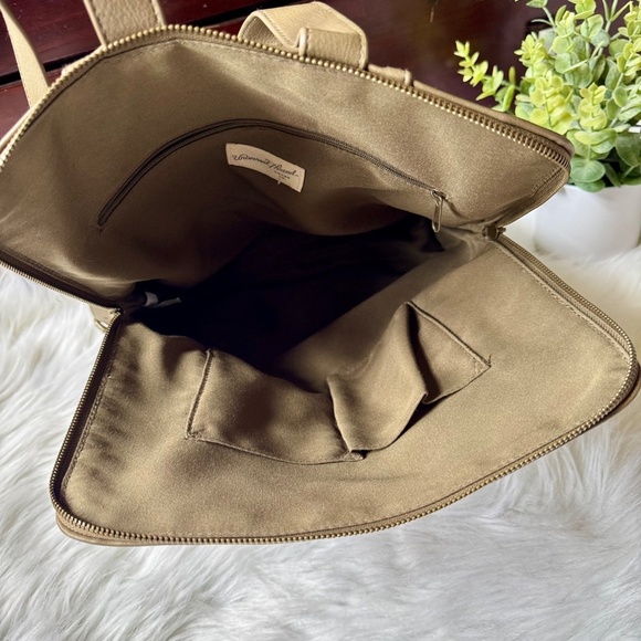 Universal Thread Goods Co. Olive Military Green Faux Leather Commuter Backpack - Picture 4 of 15